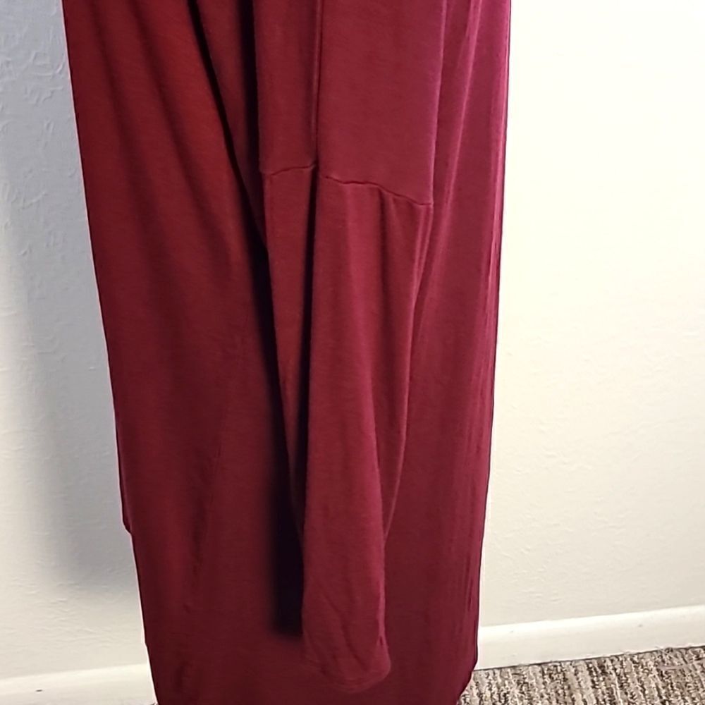 Azules Longsleeve Maroon Tunic, Size XL - Picture 5 of 9